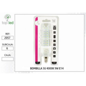 2057 BOMBILLA LED 3U 4000K 9W E14