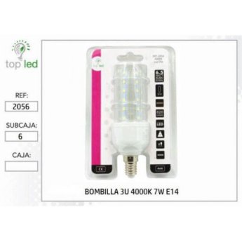 2056 BOMBILLA LED 3U 4000K 7W E14