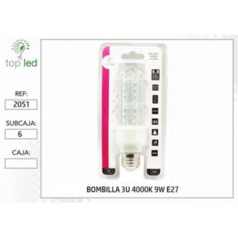 2051 BOMBILLA LED 3U 4000K 9W E27