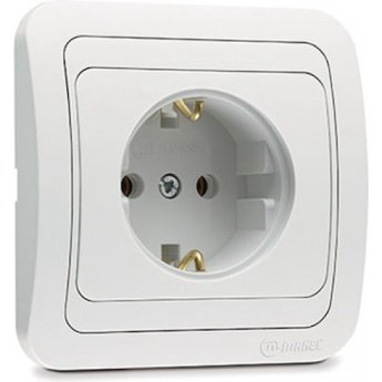 20110-1 ΠΡΙΖΑ ΧΩΝΕΥΤΗ TOOLS ΛΕΥΚΟ 16Α 250V-2P ΣΥΝ