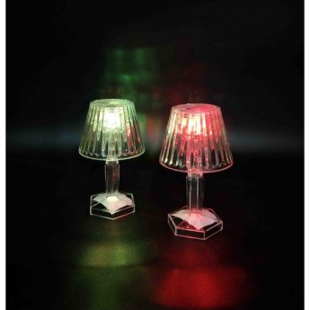 1229-03 ΕΠΙΤΡΑΠΕΖΙΟ LED ΦΩΤΙΣΤΙΚΟ ΜΙΝΙ ΜΕ ΜΠΑΤΑΡΙΕΣ ΚΑΙ ΧΡΩΜΑΤΙΣΤΟ ΦΩΣ 11.5Χ4.5CM 1129-03