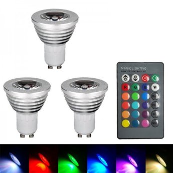 20036-32 RGB LED ΛΑΜΠΑ ΜΕ ΤΗΛΕΧΕΙΡΙΣΤΗΡΙΟ 3W