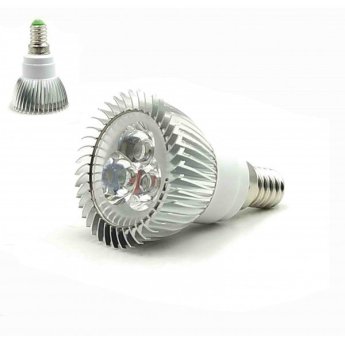 A-023-6 ΛΑΜΠΑ LED E14 3W 220V ΛΕΥΚΟ 7Χ5CM