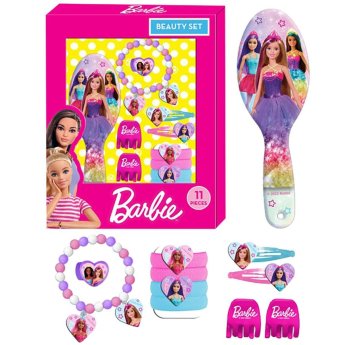20-1321 ΣΕΤ ΑΞΕΣΟΥΑΡ ΟΜΟΡΦΙΑΣ 11ΤΕΜ BARBIE 24x18x3.5cm