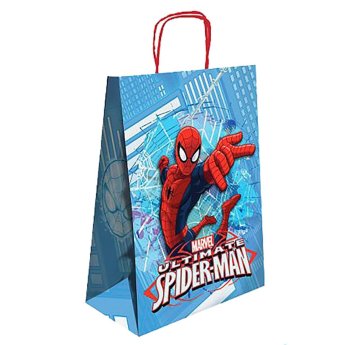 19-369 ΤΣΑΝΤΑ ΔΩΡΟΥ ΧΑΡΤΙΝΗ SPIDERMAN -32cm- 32x24x10cm