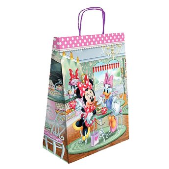 19-372 ΤΣΑΝΤΑ ΔΩΡΟΥ ΧΑΡΤΙΝΗ MINNIE-DAISY-40cm- 40x32x14cm