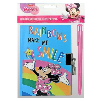 50-3377 DIARY ΜΕ ΛΟΥΚΕΤΟ KAI ΣΤΥΛΟ MINNIE 18x12cm