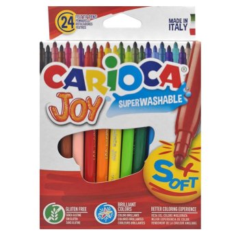 60-7 ΜΑΡΚΑΔΟΡΟΙ CARIOCA JOY 2.6mm ΣΕΤ-24ΧΡΩΜΑΤΑ