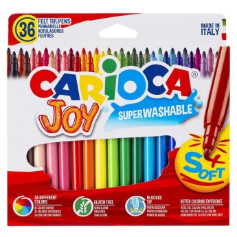 60-340 ΜΑΡΚΑΔΟΡΟΙ CARIOCA JOY 2.6mm ΣΕΤ-36ΧΡΩΜΑΤΑ