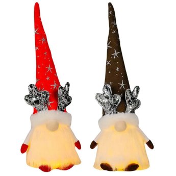 93-3648 ʼγιος gnome με κερατάκια ταράνδου 50cm
