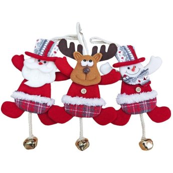 93-3385 Φιγούρα xmas κρεμαστή με κουδουνάκι 30x15cm
