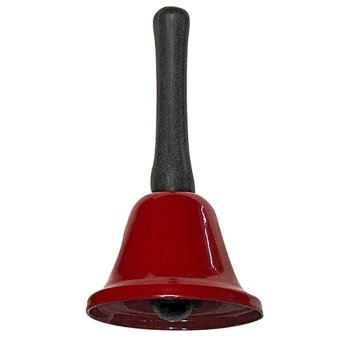 96-781 Κουδούνι χειρός μεταλλικό 12x6.5cm