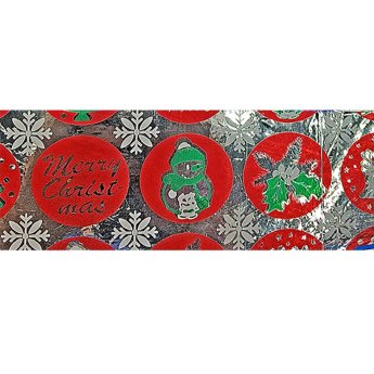 19-120 Κόλλα περιτυλίγματος xmas μεταλλιζέ 70x100cm