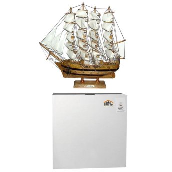 22-2874 Καράβι ξύλινο 50x45cm