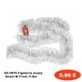 93-1875 Γιρλάντα λευκή tinsel Φ-11cm Υ-2m