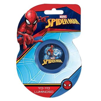 71-3511 Yoyo -γιογιό- με φως spiderman 13x9cm