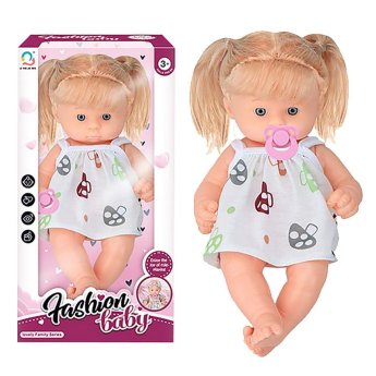 78-231 Κούκλα 25cm πιπίλα fashion baby 15x28x9cm.
