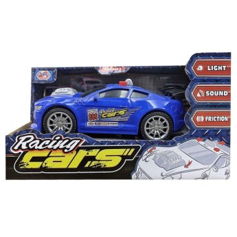 70-2338 Οχημα racing cars friction με φως ΚΑΙ  ήχο 20x11x9cm