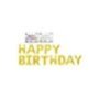 96-771 Φουσκωτό μεταλλιζέ happy birthday Ύψος γραμμάτων-41cm