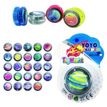 71-3300 Yoyo -γιογιό- πλανήτες με φως σε καρτέλα 12x17cm
