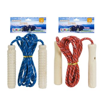 71-1133 Σχοινάκι παιδικό -skipping rope- ξύλινο 2.6m