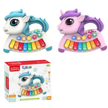 76-148 Piano funny animal μονόκερως 22x19x5cm