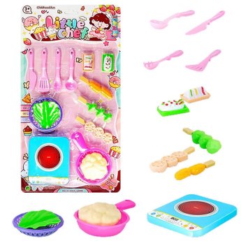 77-1229 Κουζινικά καρτέλα little chef 16 τεμ 23x43cm