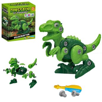 71-3255 Δεινόσαυρος velociraptor συναρμολογούμενο 32 τεμ 16x20x5.5cm