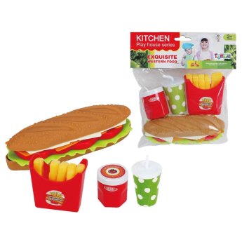 77-1011 Σετ fast food σε σακουλάκι 19x20cm
