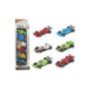 71-3461 Κουτί 6 φόρμουλες 8cm μεταλλικές free wheels 9x35x4cm