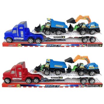 70-2040 Νταλίκα friction ΚΑΙ  2 free wheels δομικά στην καρότσα 48x13x7cm