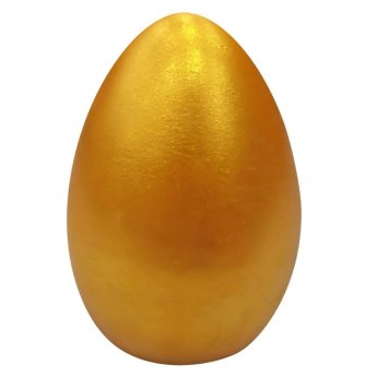 73-2208 Αυγό Κεραμικό Χρυσό Μικρό 10x7cm