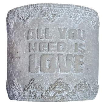 81-1121 Κασπώ Κυλινδρικό Love o11x10cm