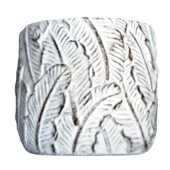 81-1123 Κασπώ Κυλινδρικό Λευκά Φύλλα o11x10cm