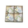 73-2187 Νάνοι Ξωτικά Ξύλινοι Κρεμαστοί με Λουλούδια σετ-12τεμ Ξύλινο κουτί-13x13cm