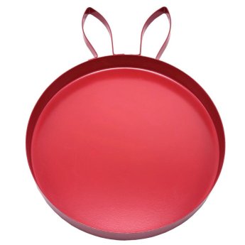 73-2154 Δίσκος Μεταλλικός με Αυτάκια Λαγού φ20cm Φ20x27.5x2cm