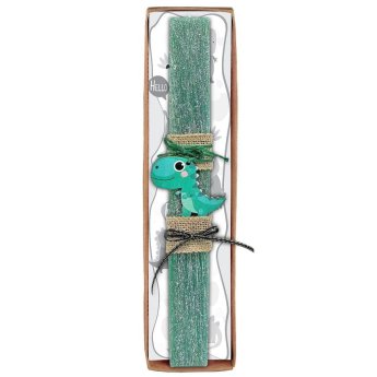 73-2127 Λαμπάδα Δεινοσαυράκι σε Κουτί Κραφτ 35x8x2cm