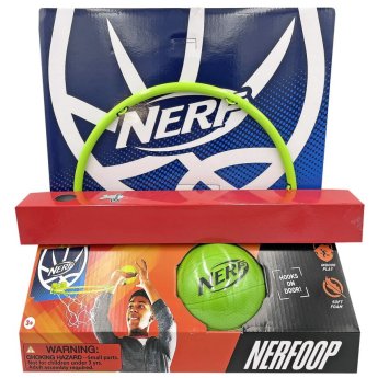 73-2229 Λαμπάδα Nerf Sports Μπασκέτα με Μπάλα Nerfoop Μπάλα-o10cm