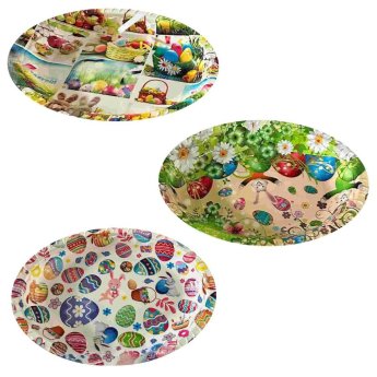 73-2123 Δίσκος Οβάλ Βαθύς Πασχαλινός 39x29cm