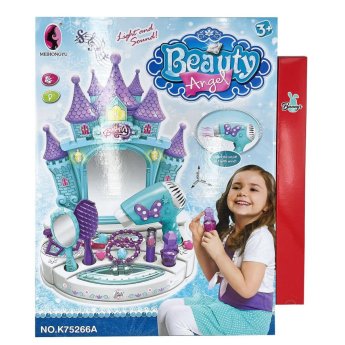 73-2097 Λαμπάδα Τουαλέτα Κάστρο Μπαταρίας Μικρή με φως και Μουσική 45x33cm