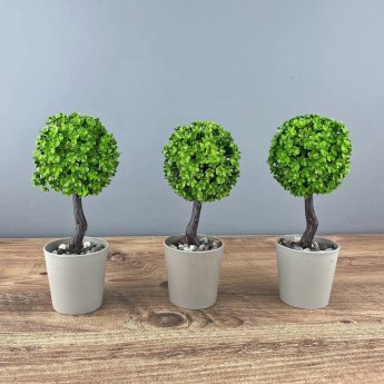 22-3031 Γλαστράκι με Δεντράκι 18x8cm