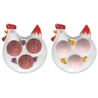 73-1982 Αυγοθήκη Κότα 3 Θέσεων 14x12x2.5cm