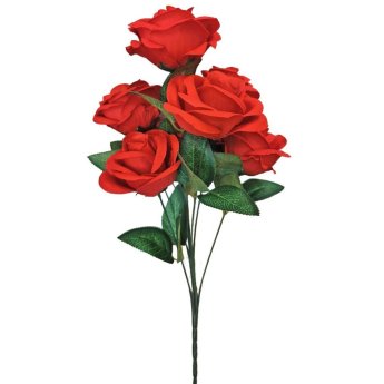 73-2046 Μπουκέτο 7 Τριαντάφυλλα 45cm