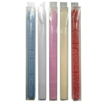 73-1771 Λαμπάδα Οβάλ ματ Ανάγλυφη 35cm