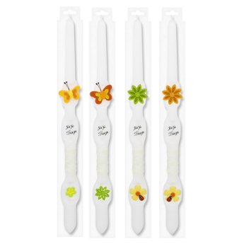 73-215 Λαμπάδα Πλακέ Καλό Πάσχα 40cm