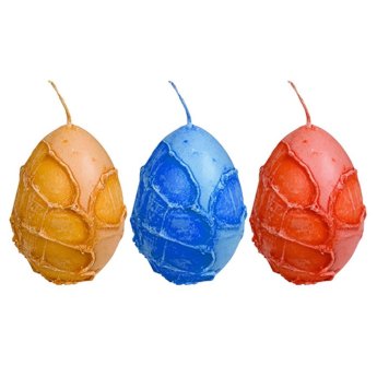 73-740 Κερί Αυγό Χρωματιστό 5x6cm 6x5cm