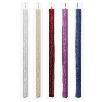 73-1305 Λαμπάδα Τετράγωνη Ανάγλυφη ματ 35x2cm