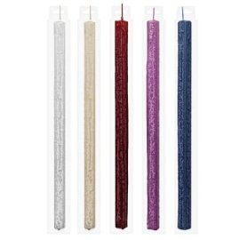 73-1305 Λαμπάδα Τετράγωνη Ανάγλυφη ματ 35x2cm