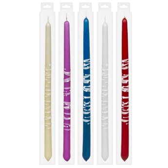 73-278 Λαμπάδα Χρωματιστή 40cm