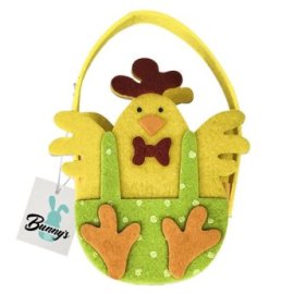 73-1267 Καλάθι Τσόχινο Κόκορας 13x18x7cm 18x13x7cm